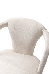 Palmer Dining Armchair in Ivory (set of 2) - Ornate Home