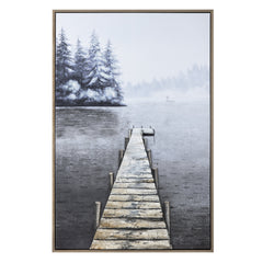 Palmer Gray/White Canvas - Ornate Home