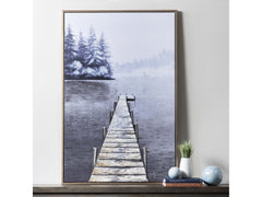 Palmer Gray/White Canvas - Ornate Home
