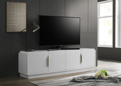 Palmer White 70"W TV Stand - Ornate Home