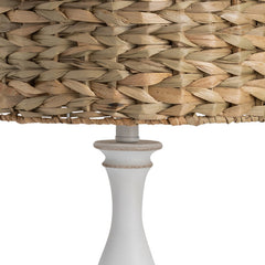 Palmer White/Natural Candlestick Lamp (Set of 2) - Ornate Home