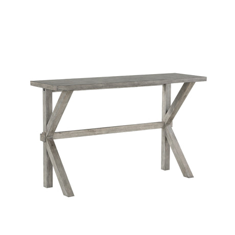 Palmer Wire-Brushed Gray/Brown 3-Piece Pack Counter Height Set - Ornate Home