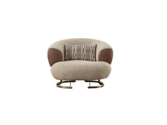 Palmera Cream 3-pieces (Sofa & Loveseat & Chair) Living Room Set - Ornate Home
