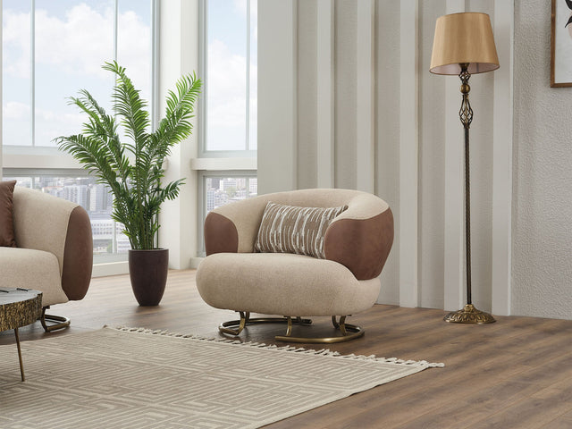 Palmera Cream Chair - Ornate Home