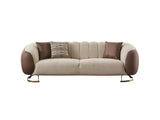 Palmera Cream Stationary Sofa
