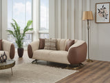 Palmera Cream 3-pieces (Sofa & Loveseat & Chair) Living Room Set