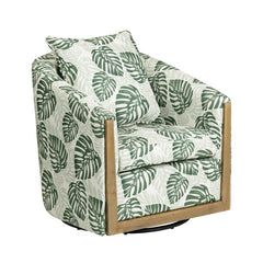 Palmetto Green/White Accent Chair - Ornate Home