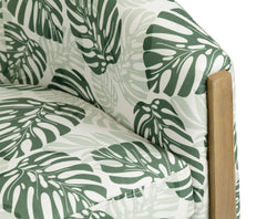 Palmetto Green/White Accent Chair - Ornate Home