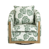Palmetto Green/White Accent Chair - Ornate Home