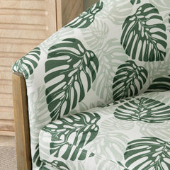 Palmetto Green/White Accent Chair - Ornate Home