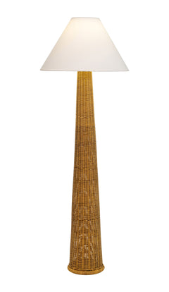 Palmia Natural Solar Floor Lamp - Ornate Home