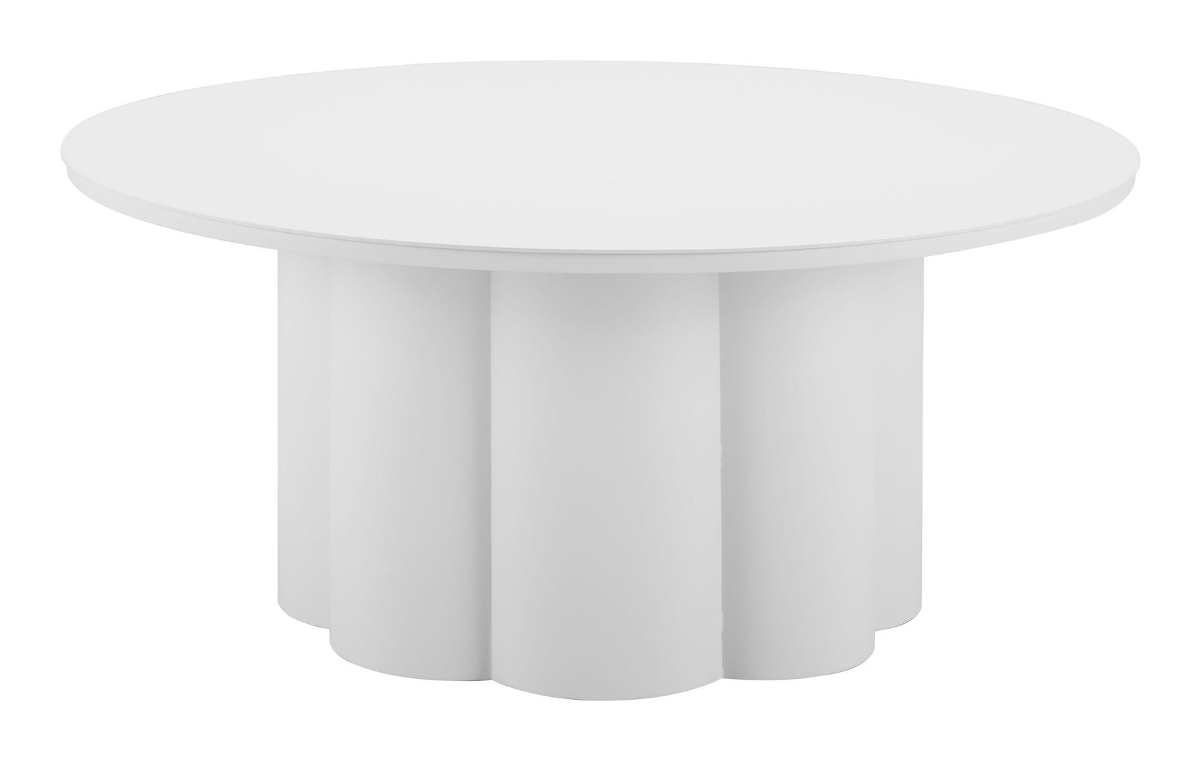 Palmier White Coffee Table - Ornate Home
