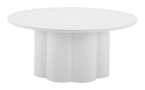 Palmier White Coffee Table - Ornate Home