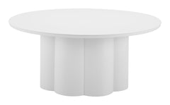 Palmier White Coffee Table - Ornate Home