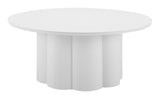 Palmier White Coffee Table - Ornate Home