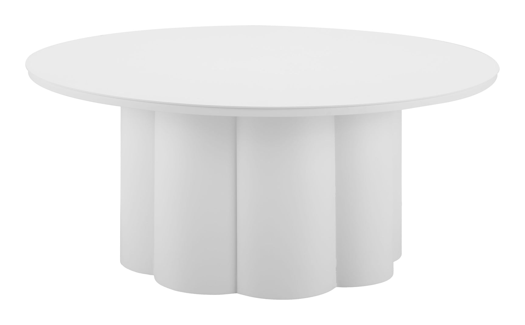 Palmier White Coffee Table - Ornate Home