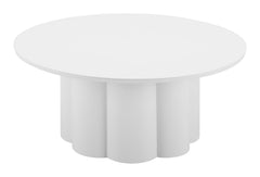 Palmier White Coffee Table - Ornate Home