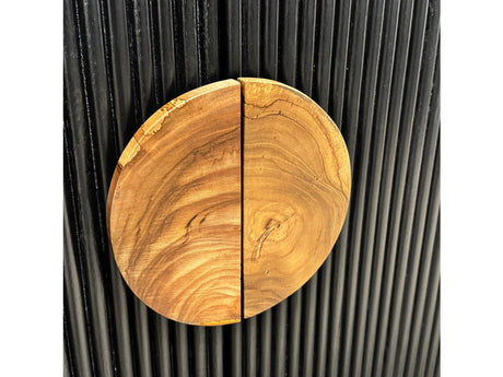 Paloma Black Four-Door Sideboard - Ornate Home