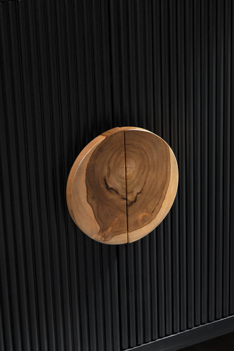 Paloma Black Four-Door Sideboard - Ornate Home