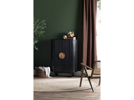 Paloma Black Two-Door Cabinet - Ornate Home