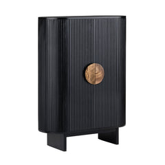 Paloma Black Two-Door Cabinet - Ornate Home