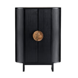 Paloma Black Two-Door Cabinet - Ornate Home