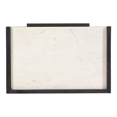 Paloma Charcoal Grey 3 Drawer Nightstand - Ornate Home