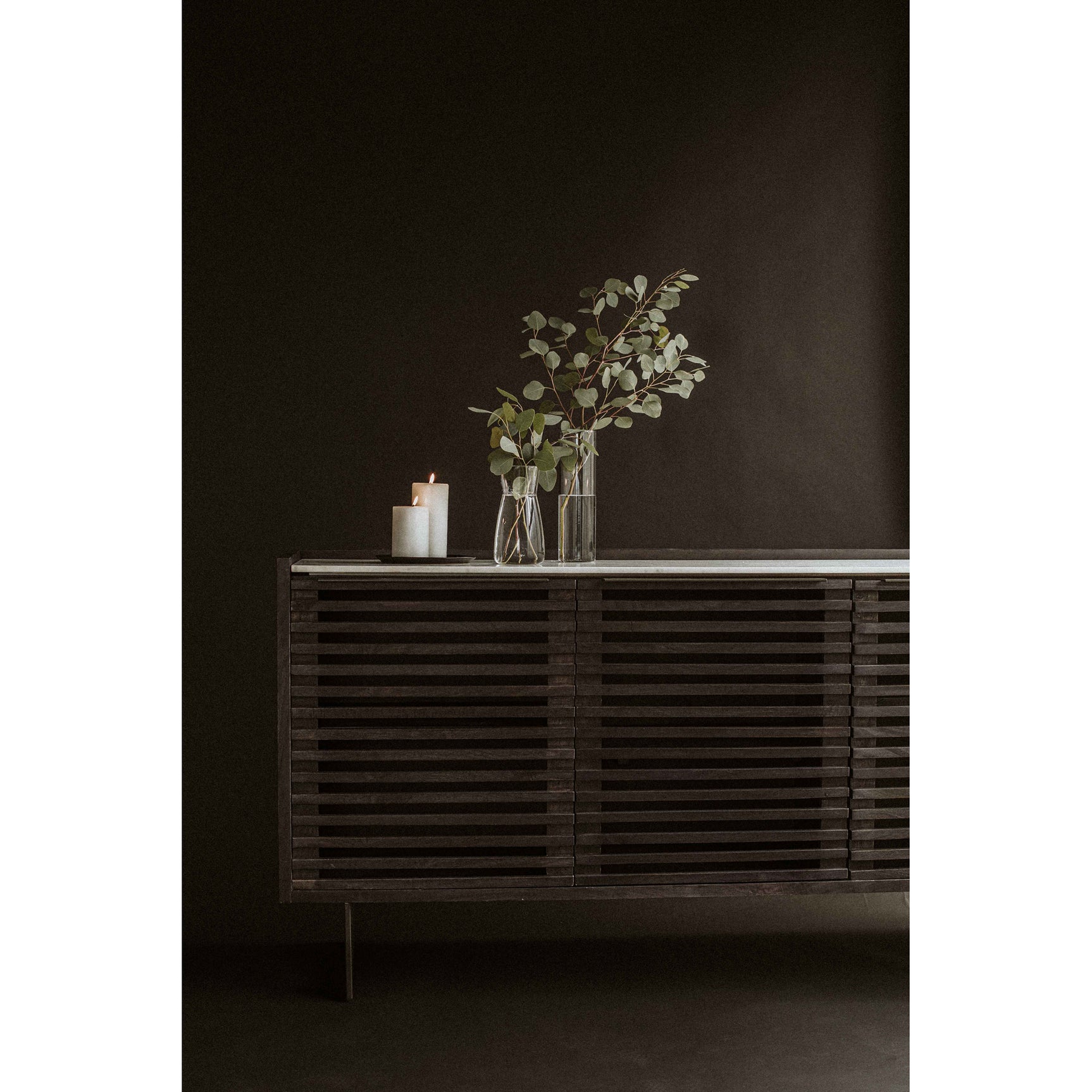 Paloma Charcoal Grey Sideboard - Ornate Home