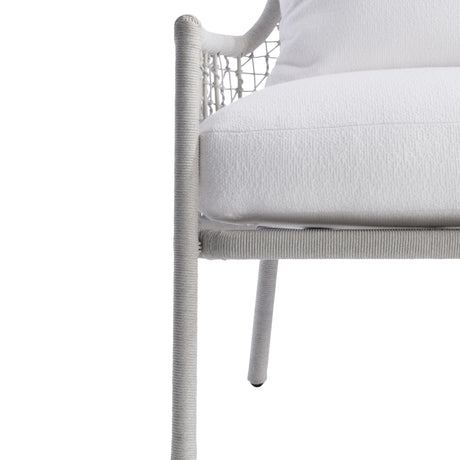 Paloma Driftwood/White/Cream Outdoor Chair - Ornate Home