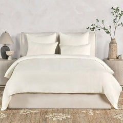 Paloma Ivory Hemp Duvet Collection - Ornate Home