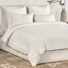 Paloma Ivory Hemp Duvet Collection - Ornate Home