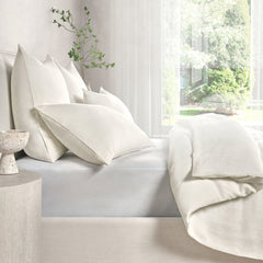 Paloma Ivory Hemp Duvet Collection - Ornate Home