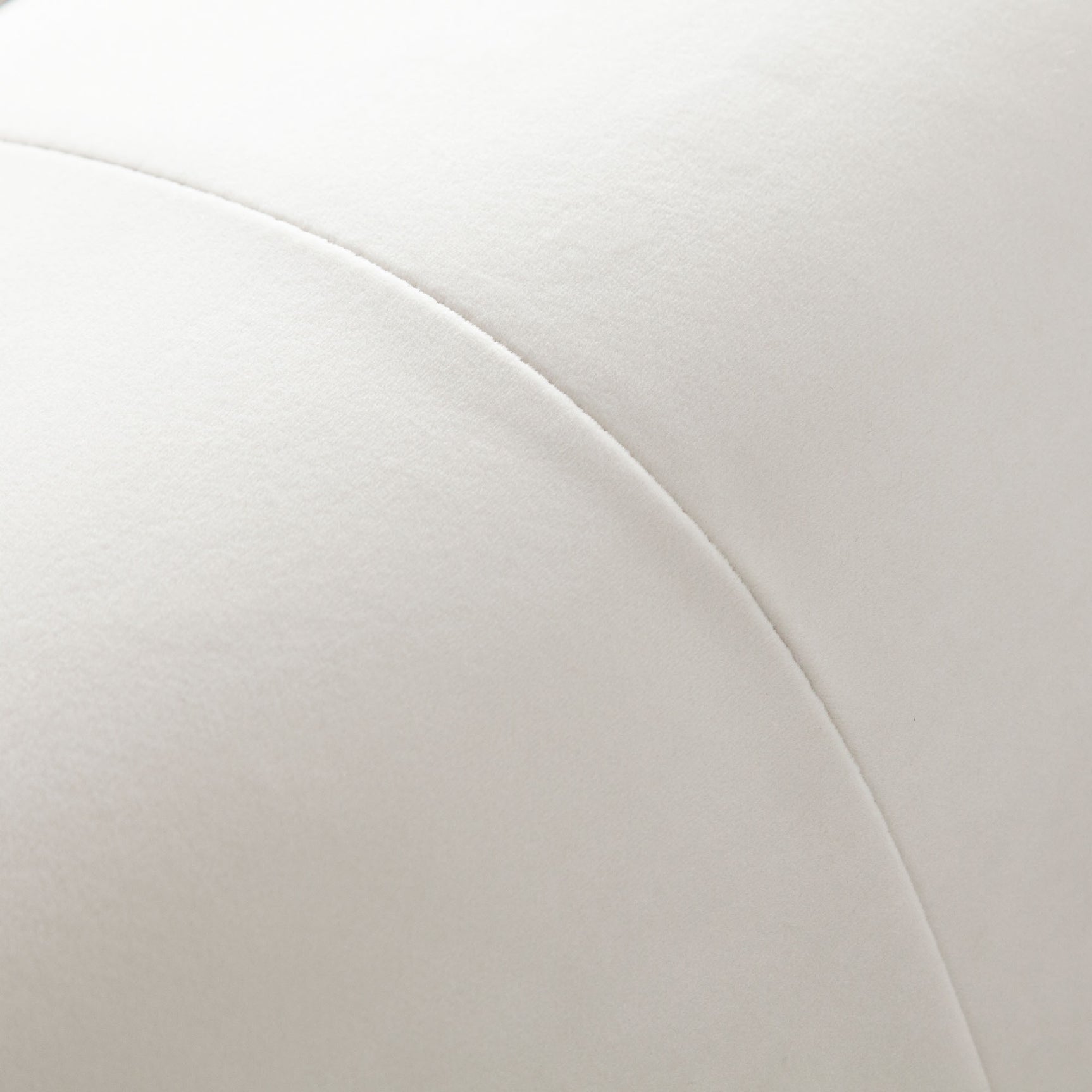 Paloma Light Cream Velvet Modular Sectional  / 3-piece - Ornate Home