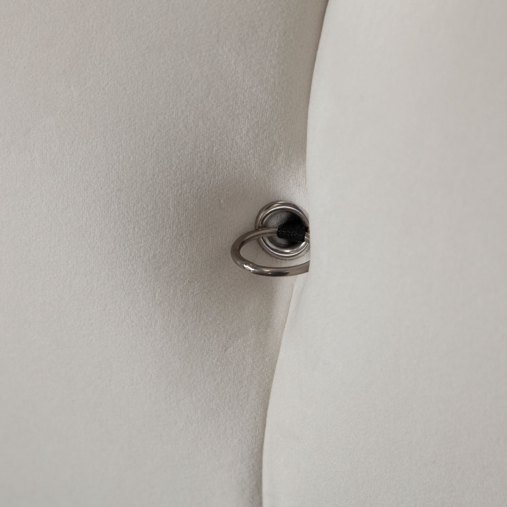 Paloma Light Cream Velvet Modular Sectional  / 3-piece - Ornate Home