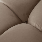 Paloma Mink Tan Velvet Modular Sectional  / 4-piece - Ornate Home