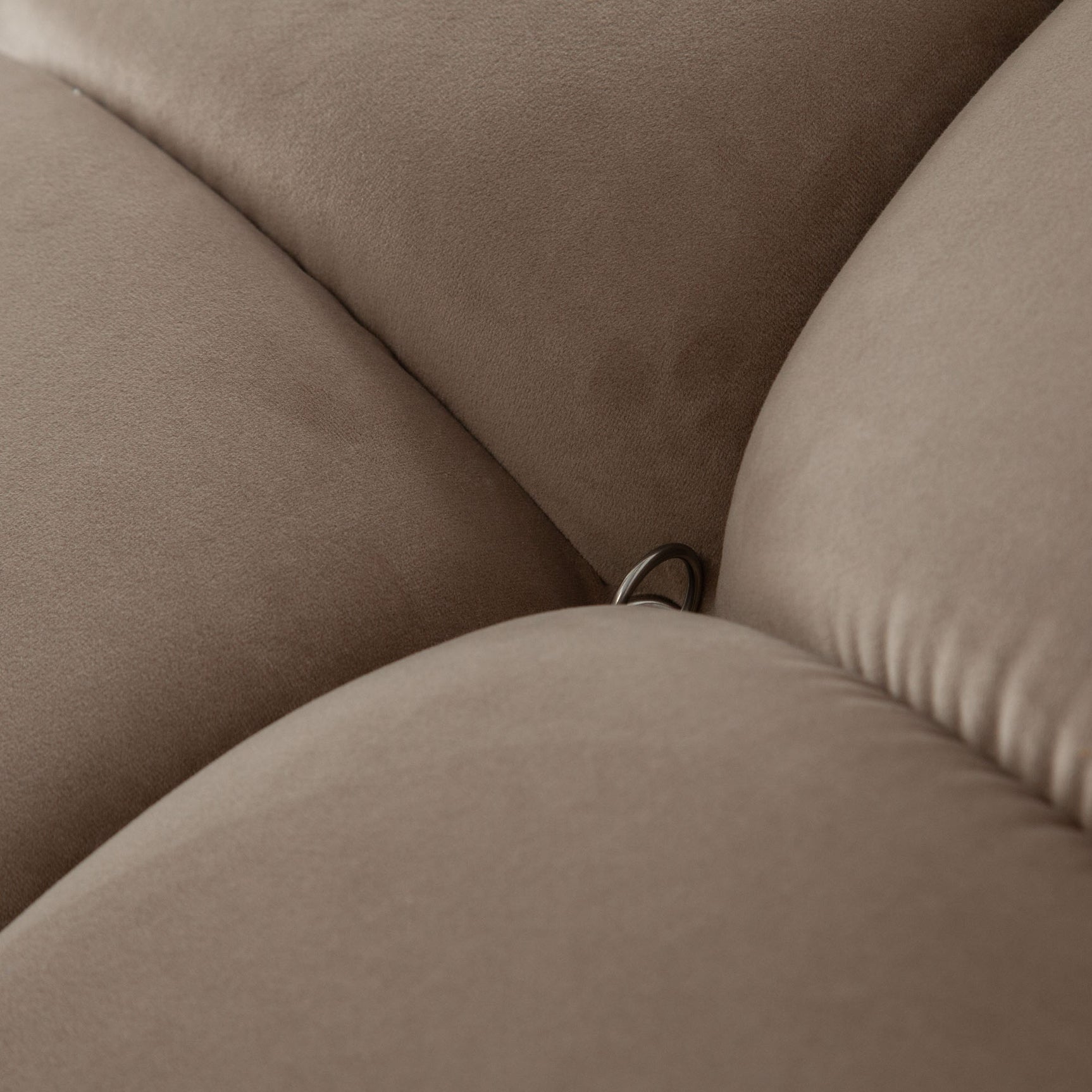 Paloma Mink Tan Velvet Modular Sectional  / 4-piece - Ornate Home