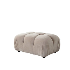 Paloma Mink Tan Velvet Modular Sectional  / 4-piece - Ornate Home