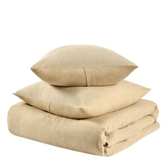 Paloma Ochre Hemp Duvet Collection - Ornate Home