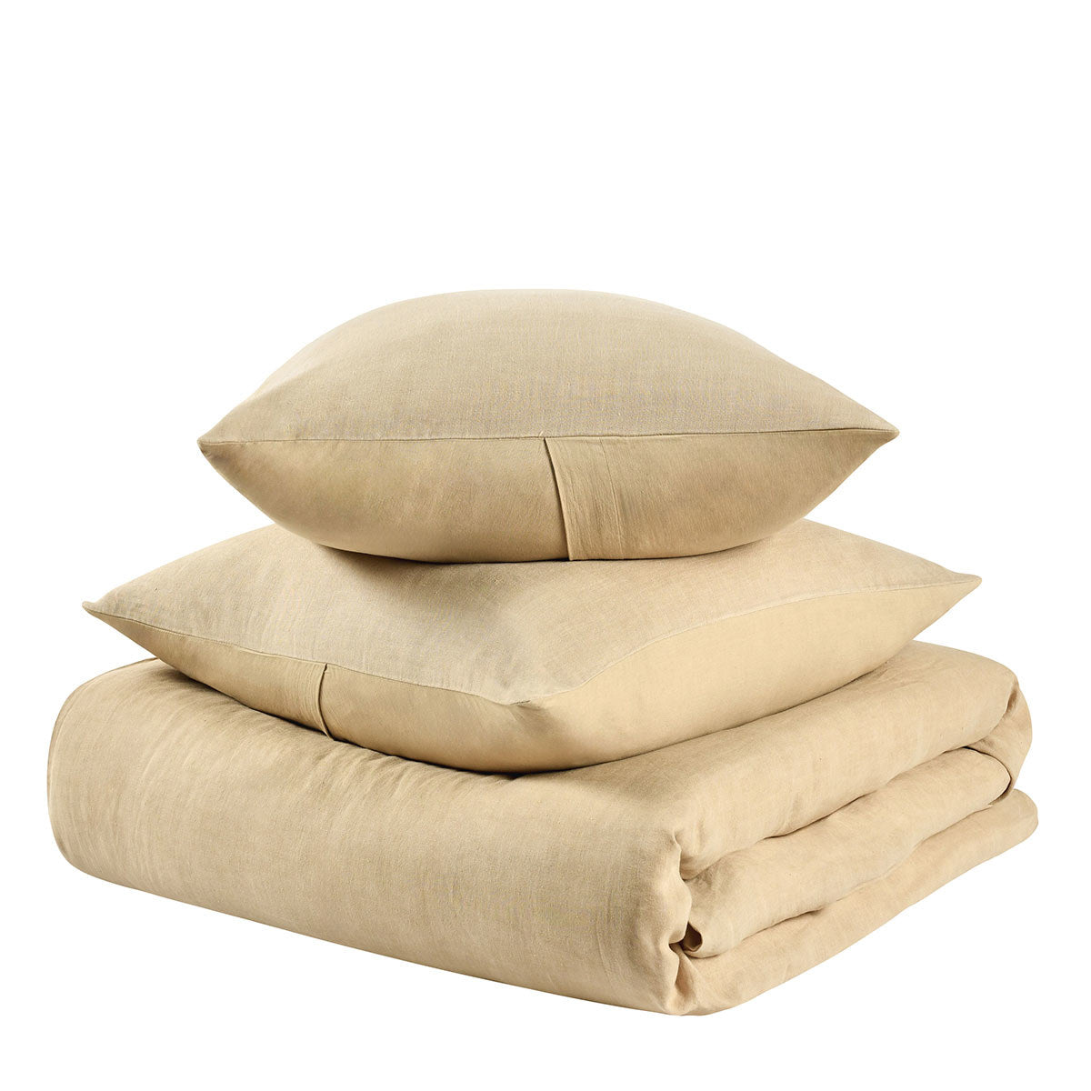 Paloma Ochre Hemp Duvet Collection - Ornate Home