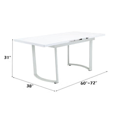 Palton White Dining Table - Ornate Home