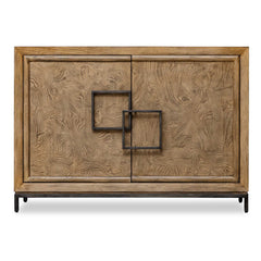 Paltrow Woodtone Burl 2 Door Cabinet - Ornate Home
