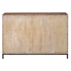 Paltrow Woodtone Burl 2 Door Cabinet - Ornate Home