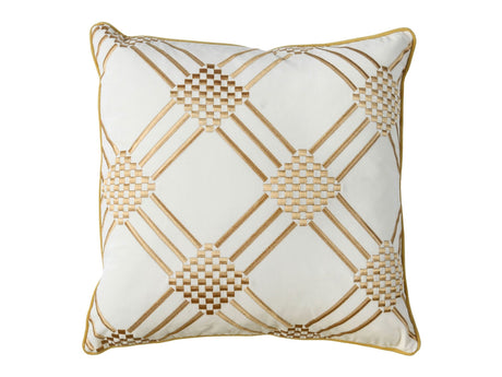 Pam Ivory/Yellow Pillow (Set of 2) - Ornate Home