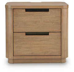 Pamaria Light Brown Nightstand - Ornate Home