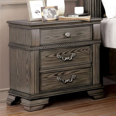 Pamphilos Gray Nightstand - Ornate Home