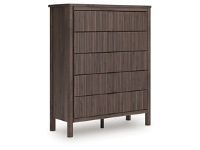 Pamytta Brown Five Drawer Wide Chest (Online Special Price) - Ornate Home