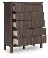 Pamytta Brown Five Drawer Wide Chest (Online Special Price) - Ornate Home