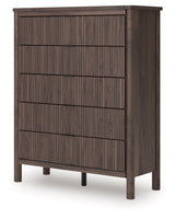 Pamytta Brown Five Drawer Wide Chest (Online Special Price) - Ornate Home