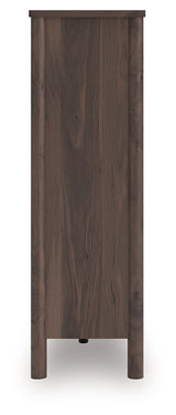 Pamytta Brown Five Drawer Wide Chest - Ornate Home