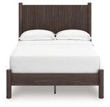 Pamytta Brown Full Panel Platform Bed, Dresser and Mirror (Online Special Price) - Ornate Home